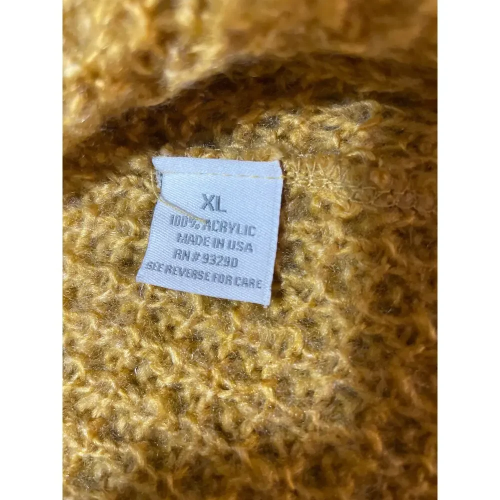 Vintage Dress Barn Gold Sweater Womens size XL